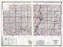 Marathon County Map, Wisconsin State Atlas 1959